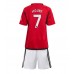 Billige Manchester United Mason Mount #7 Børnetøj Hjemmebanetrøje til baby 2023-24 Kortærmet (+ korte bukser)